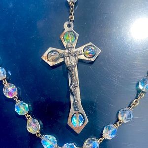Crystal Rosary Vintage